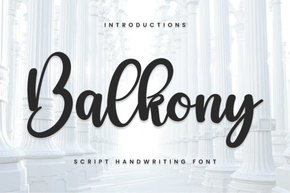 Balkony: A Script Handwritten Font for Modern Web Design