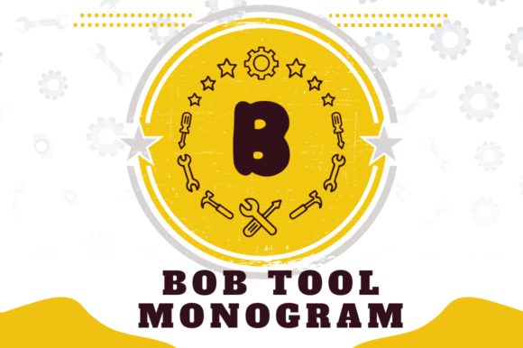 Bob Tool Monogram Font for Bold Branding and Campaigns