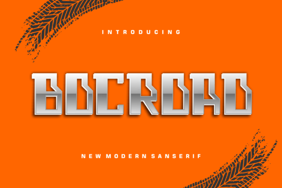 Bocroad Font for Bold Branding and Craft Creations