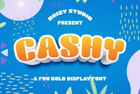 Cashy Font for Playful Branding and Creative Headlines