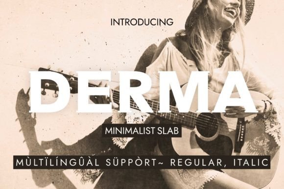 Derma Font: Bold, Elegant Slab Serif for Modern Branding