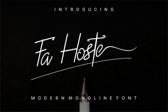 Fahoste — A Stylish Script Font for Creative Makers
