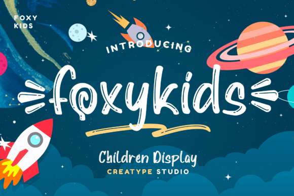 Foxykids Font for Playful and Creative Campaigns