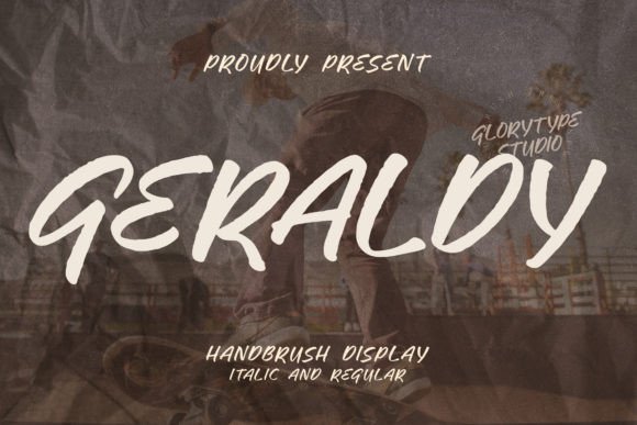 Geraldy – A Script Handwritten Font for Modern Branding and Visual Impact