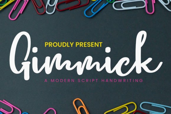 Gimmick Font Review: A Playful Handwritten Typeface for Creative Projects