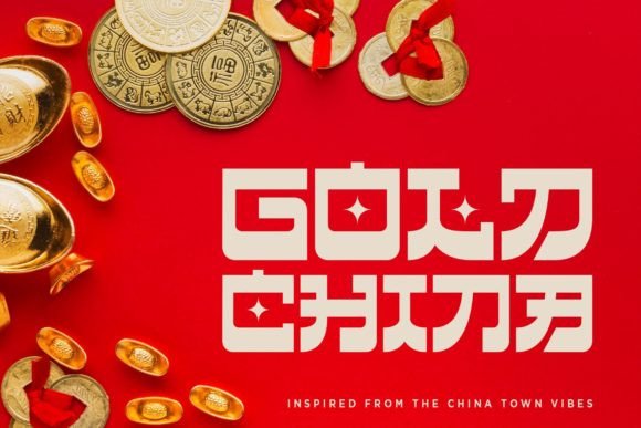Gold China Font: A Bold Display Typeface for Editorial Design