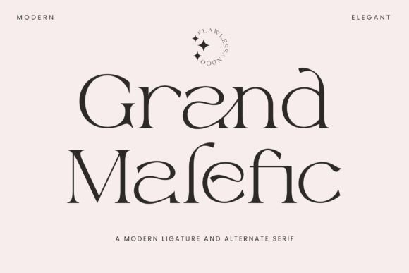 Grand Malefic Font for Editorial Elegance
