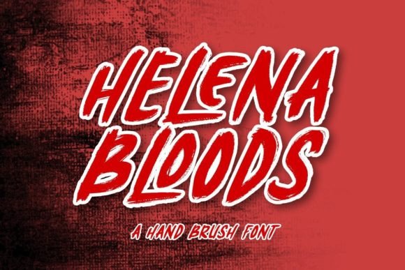 Helena Bloods Font Review: A Spooky Display Typeface for Halloween Projects