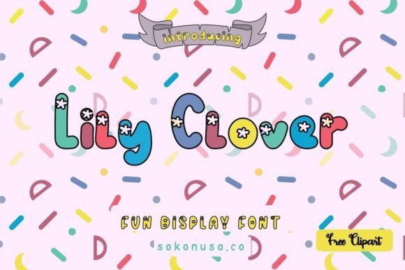 Lily Clover Font for Playful and Bright Campaigns