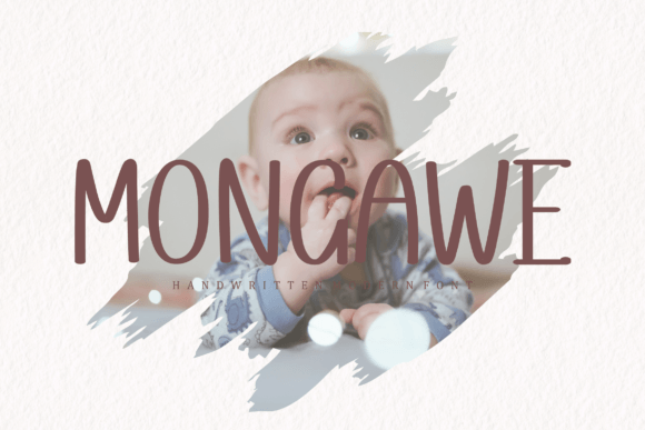 Mongawe Font: A Handwritten Typeface for Creative Projects