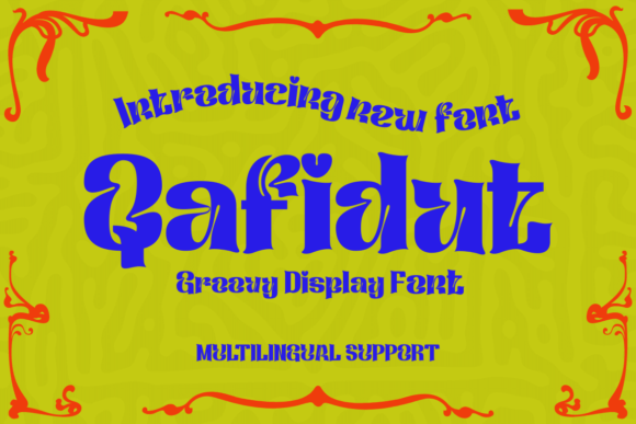 Qafidut Font Review: A Playful Display Typeface for Editorial Design