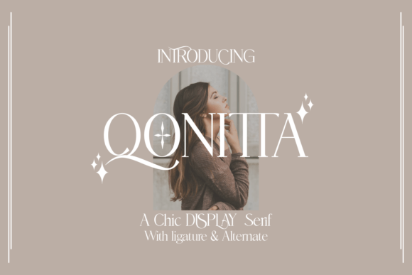 Qonitta Typeface: A Serif Font for Sophisticated Editorial Design