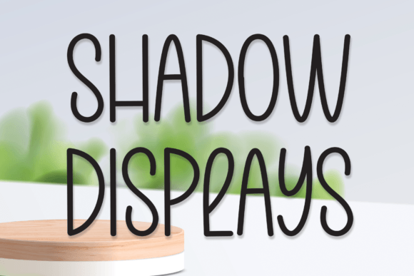 Shadow Displays Font: A Sweet Touch for Digital Design