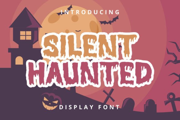 Silent Haunted Font: A Handwritten Decorative Typeface for Craft Creators