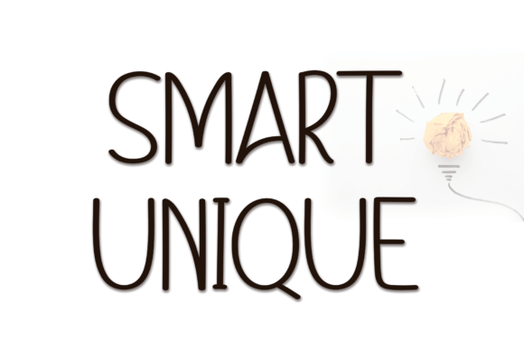 Smart Unique: A Joyful Handwritten Font for Creative Makers
