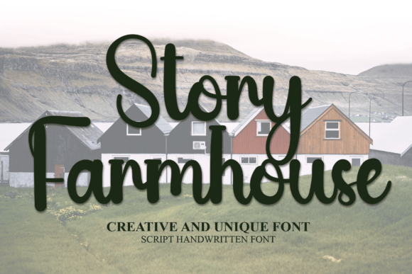 Story Farmhouse Font: A Joyful Handwritten Typeface for Creative Makers
