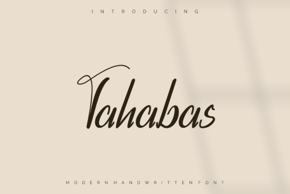 Tahabas Font: A Handwritten Typeface for Stronger Branding