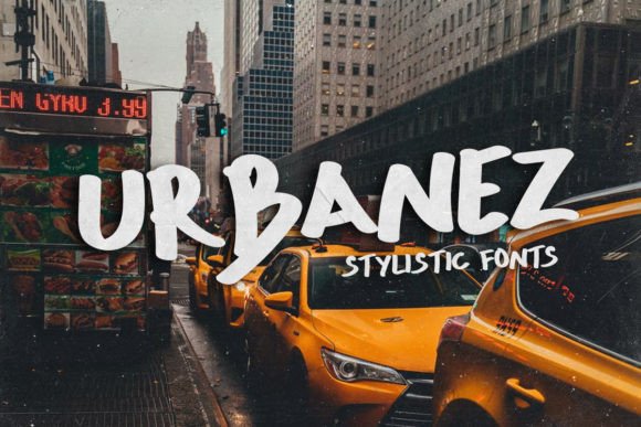 Urbanez Font: Modern Graffiti-Style Typography