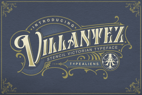 Villantez Font for Bold and Unique Branding Projects