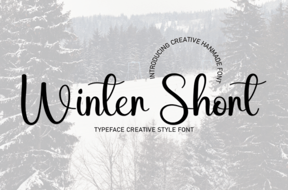 Winter Short Font: A Handwritten Typeface for Memorable Marketing