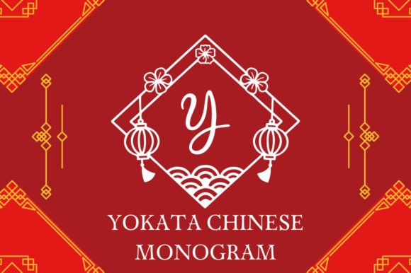 Yokata Chinese Monogram Font for Vibrant Campaigns