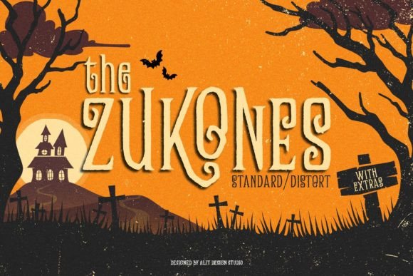 Zukones Font for Spooky and Stylish Editorial Designs